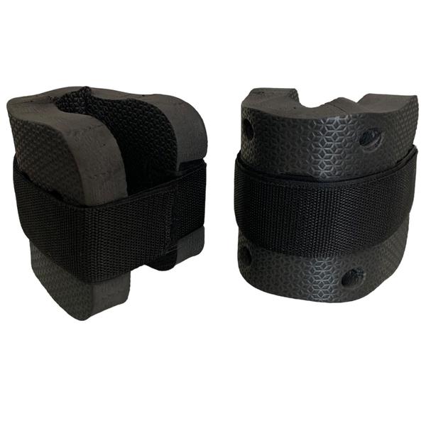 Kit 2 Pares Caneleiras Hidroginástica 2 à 3kg DF1103 Preto Dafoca Sports Imagem de Kit 2 Pares Caneleiras Hidroginástica 2 à 3kg DF1103 Preto Dafoca Sports