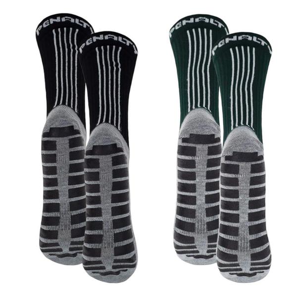 Imagem de Kit 2 Pares de Meias Penalty Grip Masculina