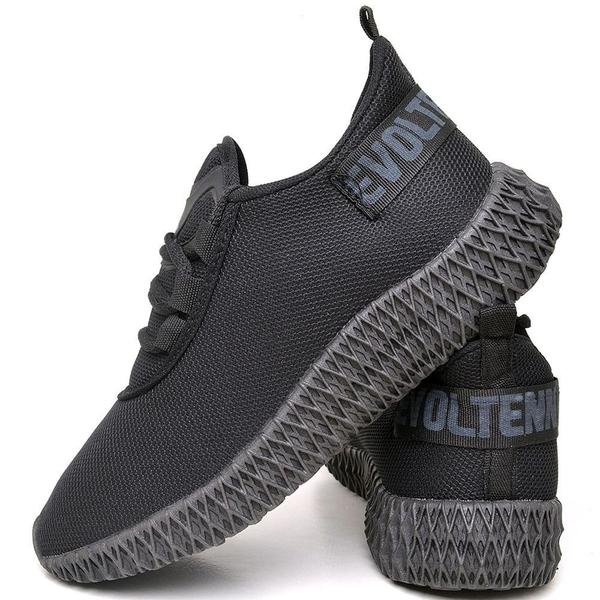 Imagem de Kit 2 Pares Masculino Esportivo Solado 4D  Verde/Preto