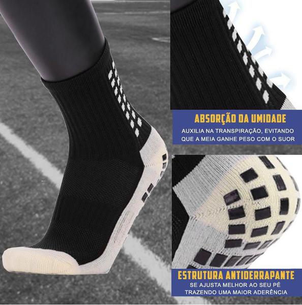 Imagem de Kit 2 Pares Meias Trusox Antiderrapantes Alta Performance