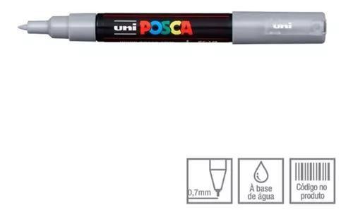 Imagem de Kit 2 PC-1M Caneta Posca Prata e Ouro