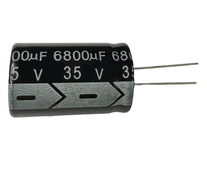 Imagem de Kit 2 pçs - capacitor eletrolitico 6800x35v - 6800 uf x 35v