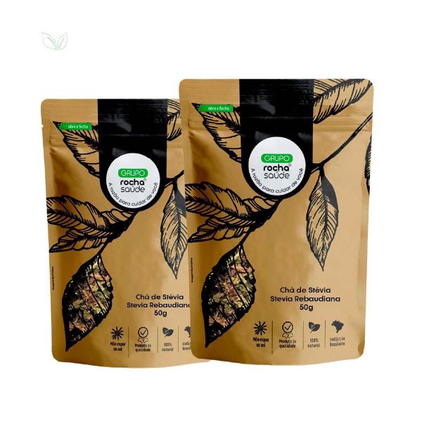 Imagem de Kit 2 Pct Chá De Stévia - Stevia Rebaudiana - 50G