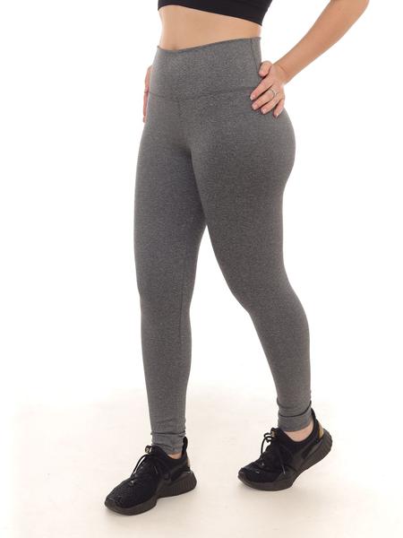 Imagem de Kit 2 Peças - Calça Feminina Legging Cintura Alta Suplex Academia Fitness