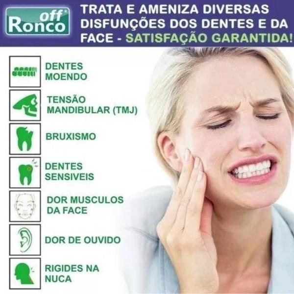 Imagem de Kit 2 Peças De Anti Ronco Original Off Ronco Bruxismo Apneia