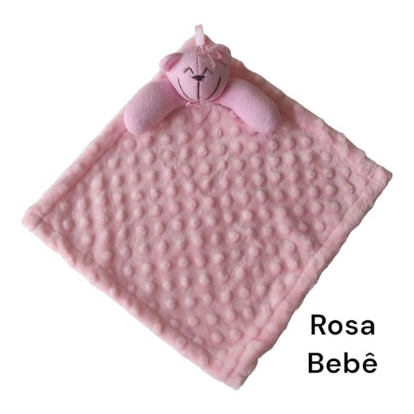 Imagem de Kit 2 Peças - Manta + Naninha Para Bebê Soft Plush Antialérgica 13 Cores