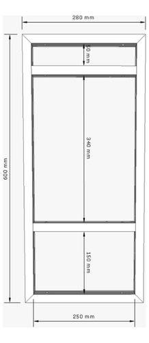 Imagem de Kit  2 Peças Suporte Industrial Branco Teto Ou Parede 60x29