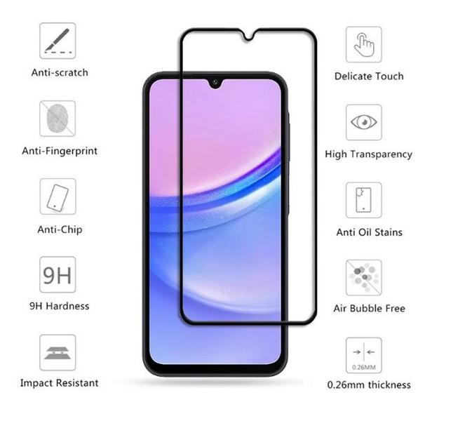 Imagem de Kit 2 Películas de Vidro 3D para Samsung Galaxy A25 6.5