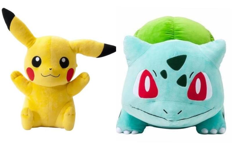 Imagem de Kit 2 Pelúcias Pokemon PIKACHU + BULBASAUR 20Cm Lindos Super Fofinhos 