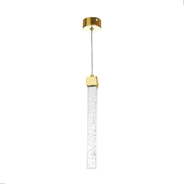 Imagem de Kit 2 Pendente Empire Led Cristal Com Bolhas 3 Cores Em 1- Cinderella Decor