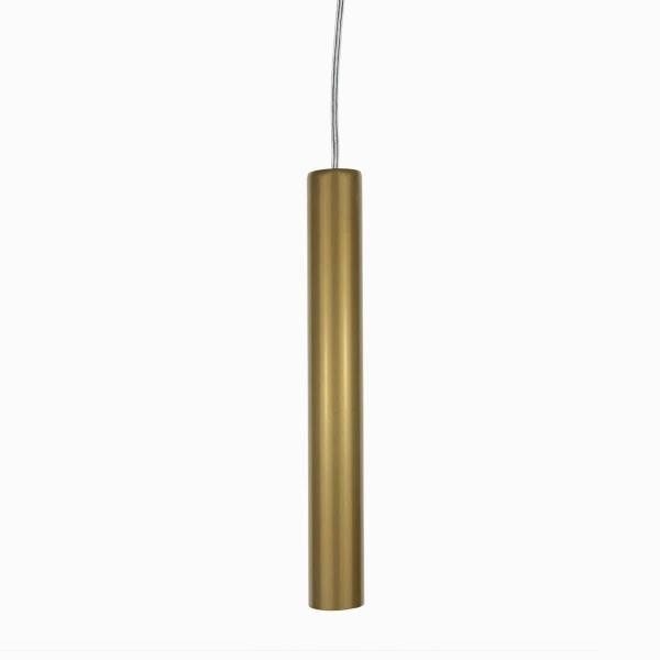 Imagem de Kit 2 Pendente Tubo Palito Moderno 30Cm - Ouro