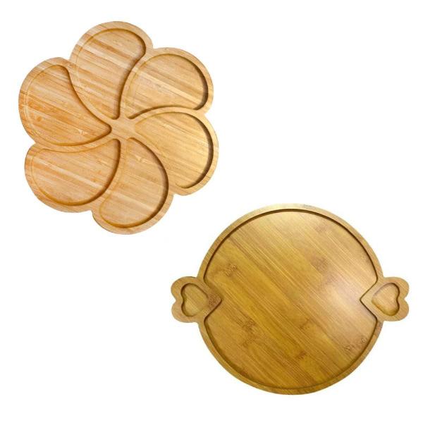 Kit 2 Petisqueiras Bambu Mdf Gamela Bandeja Tábua Petiscos - Kadê Imagem de Kit 2 Petisqueiras Bambu Mdf Gamela Bandeja Tábua Petiscos