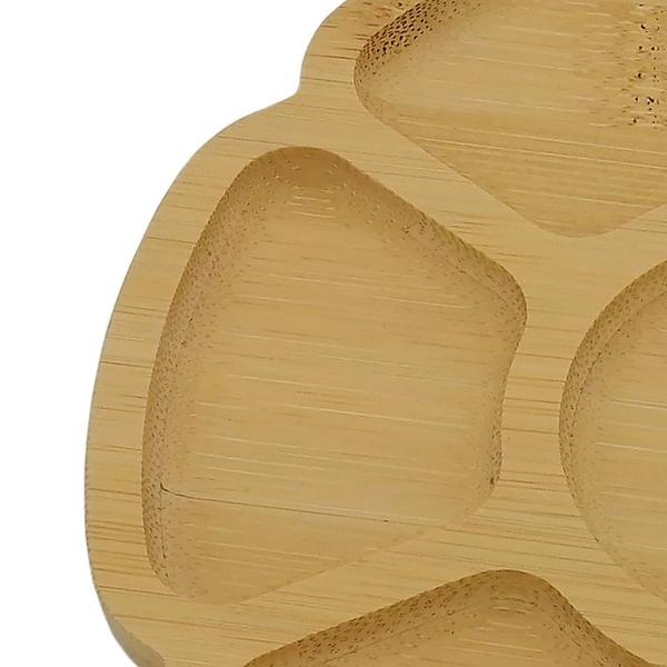 Imagem de Kit 2 Petisqueiras Flor Bambu 25cm Class Home 