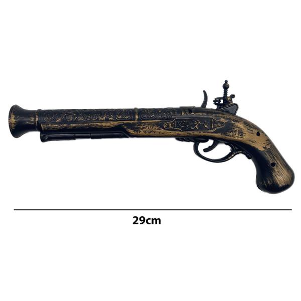 Kit 2 Pistola Revolver Pirata Brinquedo Infantil Fantasia - Guedes Épocas Imagem de Kit 2 Pistola Revolver Pirata Brinquedo Infantil Fantasia