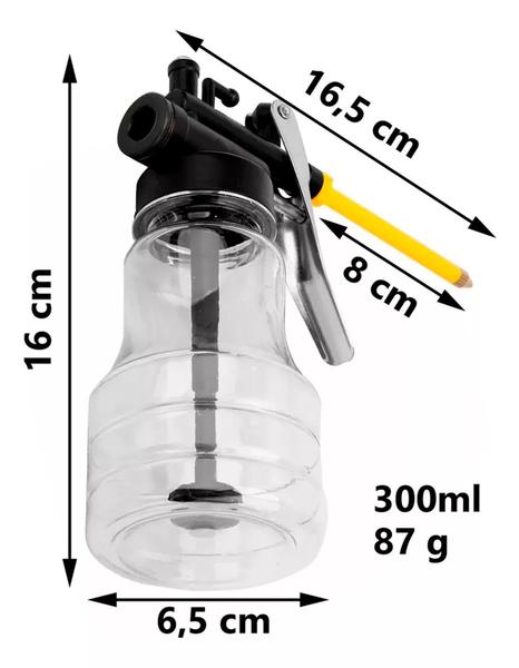 Imagem de Kit 2 Pistolas De Óleo Lubrificação Tipo Almotolia 300ml Pró