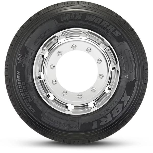 Imagem de Kit 2 Pneu 275/80R22.5 Xbri Mix Works F1 149/146K Liso Misto