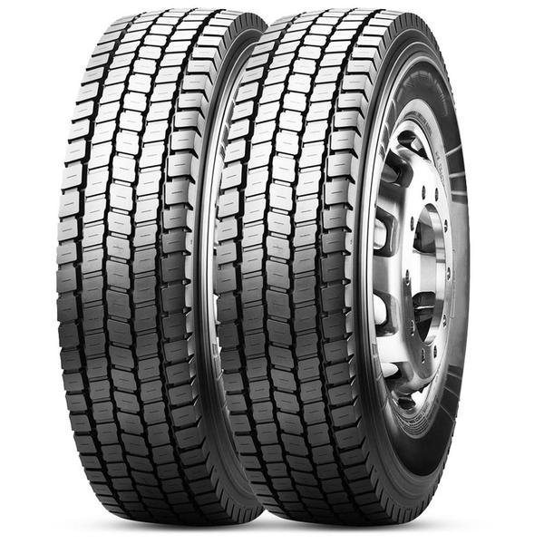 Kit 2 Pneu Argantis by Pirelli Aro 22.5 295/80R22.5 152/148M TL M+S A.R70D Borrachudo Rodoviário - Argantis by Prometeon