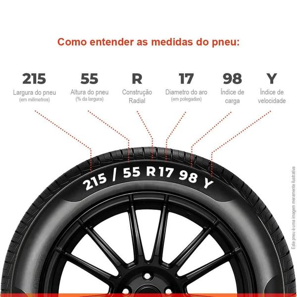 Imagem de Kit 2 Pneu Aro 17 215/55R17 Linglong 98Y TL XL Sport Master