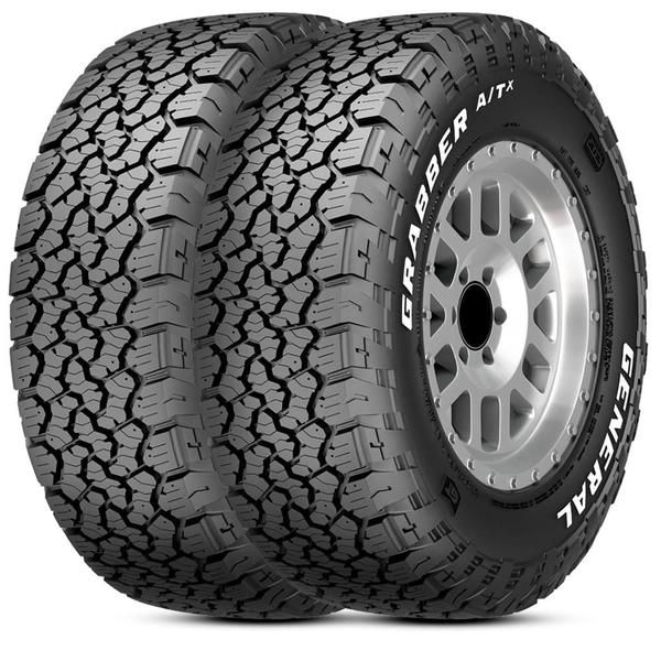 Imagem de Kit 2 Pneu General Aro 15 235/75R15 104/101S FR 6PR Grabber A/TX