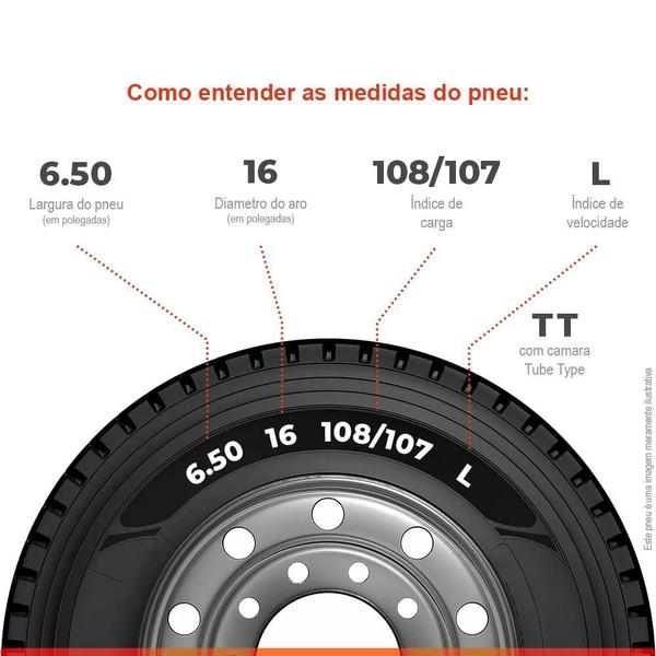 Imagem de Kit 2 Pneu Pirelli Anteo Aro 16 6.50-16C 108/107L 10PR TT AT52 Nylon