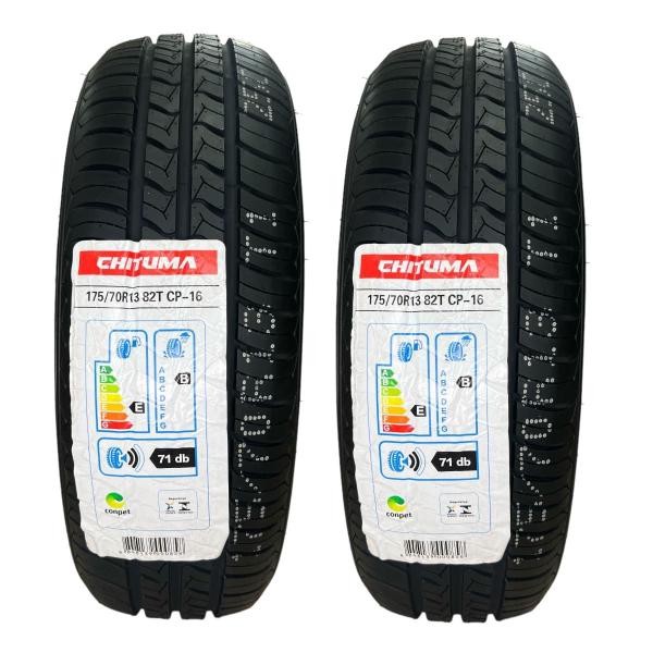 Imagem de Kit 2 Pneus 175/70R13 82T CP-16 Chituma Aro 13