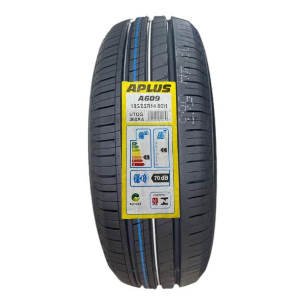 Imagem de Kit 2 Pneus 185/65R14 86H Aplus A609 Aro 14