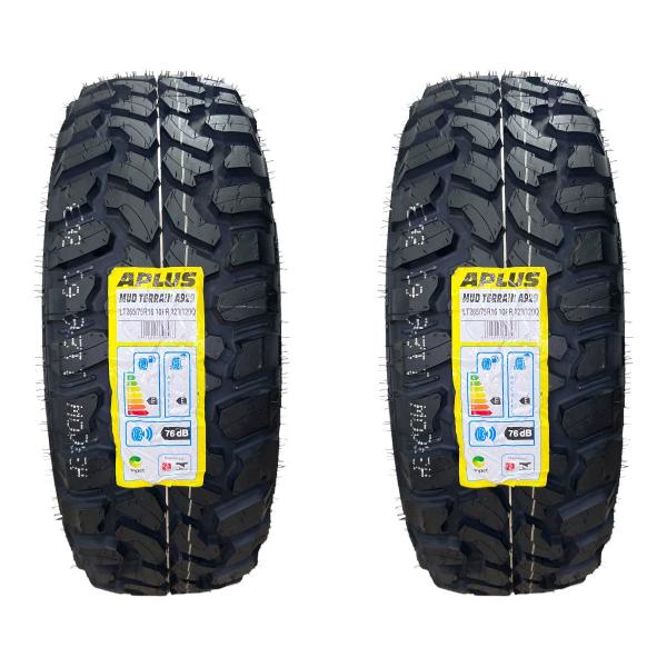 Imagem de Kit 2 Pneus 265/75R16 Mud Terrain Aplus Aro 16