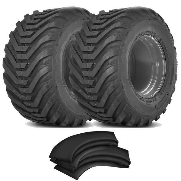 Imagem de Kit 2 Pneus 400/60-15.5 14 Lonas L-3 Hf75 Pirelli + 2 Camaras