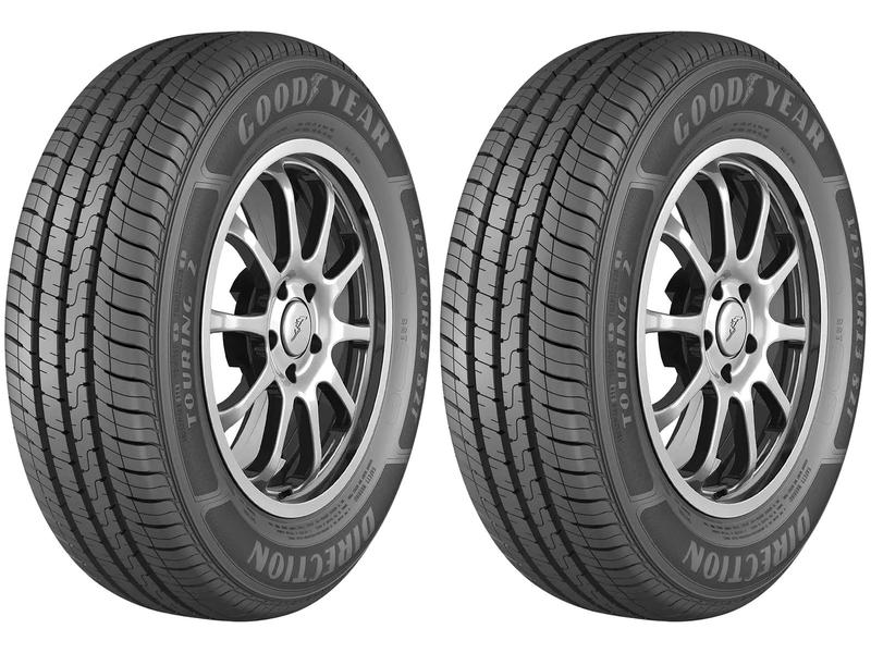 Kit 2 Pneus Aro 13” 175/70R13 Goodyear 82T - Direction Touring Kit 2 Pneus Aro 13” 175/70R13 Goodyear 82T - Direction Touring