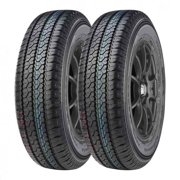 Imagem de Kit 2 Pneus Compasal Aro 14 195R14 Vanmax 8 Lonas 106/104R