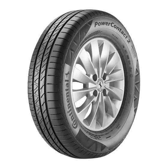 Imagem de Kit 2 Pneus Continental Aro 15 175/65R15 PowerContact 2 84H