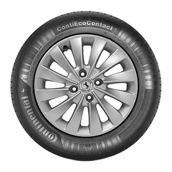 Imagem de Kit 2 Pneus Continental Aro 16 195/55R16 ContiEcoContact 5 91H XL