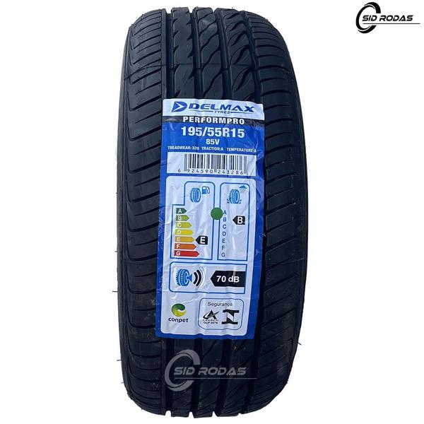 Imagem de Kit 2 Pneus Delmax Aro 15 195/55R15 Performpro 85V