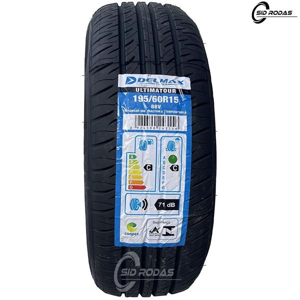 Imagem de Kit 2 Pneus Delmax Aro 15 195/60R15 Ultimatour 88V