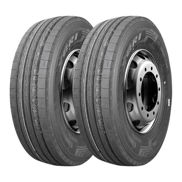 Imagem de Kit 2 Pneus XBRI Aro 22,5 295/80R22,5 Curve Plus P1 18 Lonas 152/148M