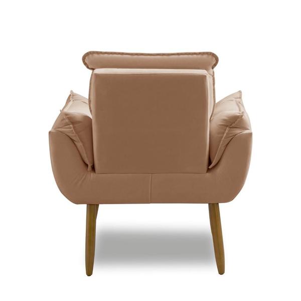 Imagem de Kit 2 Poltrona decorativa opala confortável para sala quarto recepção suede luxo porto arapongas