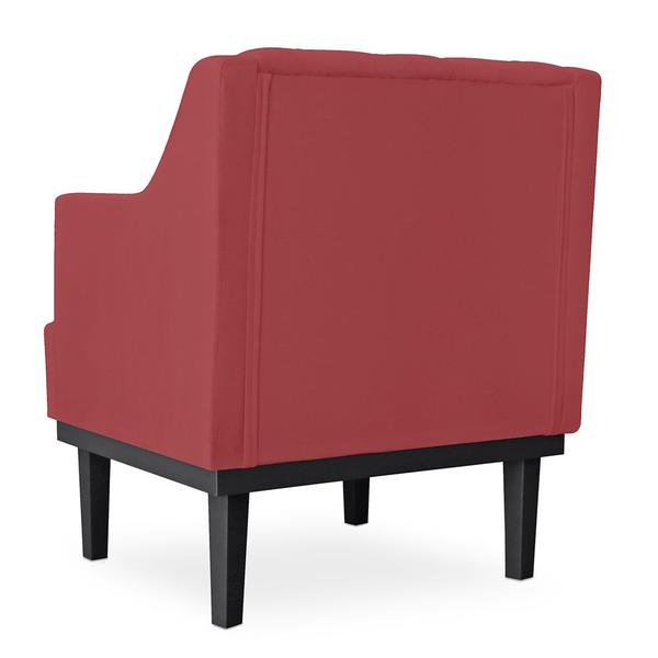 Imagem de Kit 2 Poltronas Decorativa Classica BM Vermelho -Malta Decor