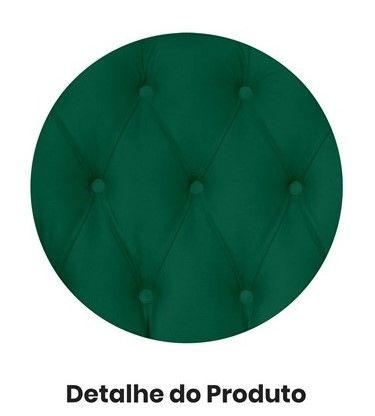 Imagem de Kit 2 Poltronas Decorativa Dália Suede Verde Pés Madeira Ms Decor