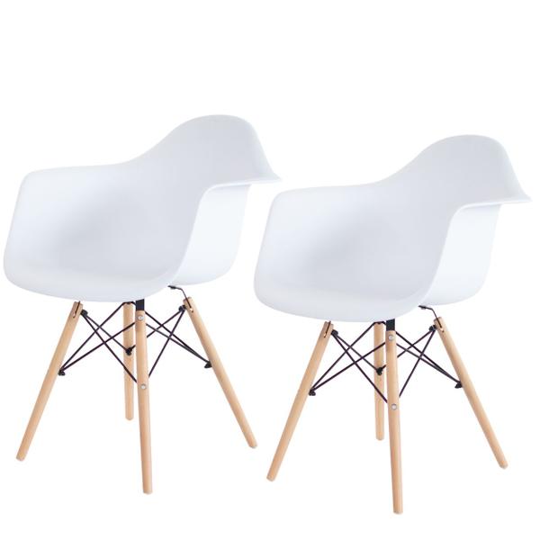 Imagem de Kit 2 Poltronas Decorativas Charles Eames Eiffel 132PP