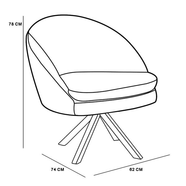 Imagem de Kit 2 Poltronas Decorativas Giratórias Base Giromad Madeira Rafa B-303 Veludo Verde Musgo - Domi