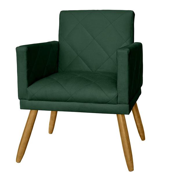 Imagem de Kit 2 Poltronas Decorativas Nina Mate Verde - Malta Decor