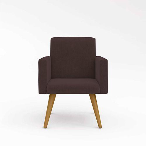 Imagem de Kit 2 Poltronas Decorativas Nina Suede - V8 Decor