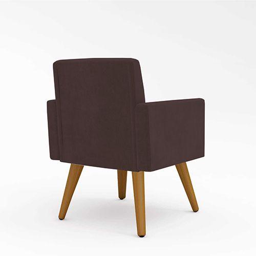 Imagem de Kit 2 Poltronas Decorativas Nina Suede - V8 Decor