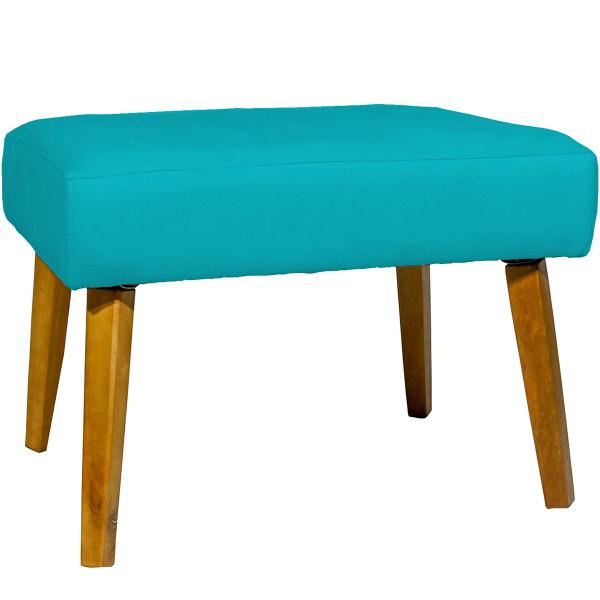 Imagem de Kit  2 Poltronas Decorativas Para Sala Hope + 2 Puff Charme Suede Cores Pé Trapézio - Clique E Decore