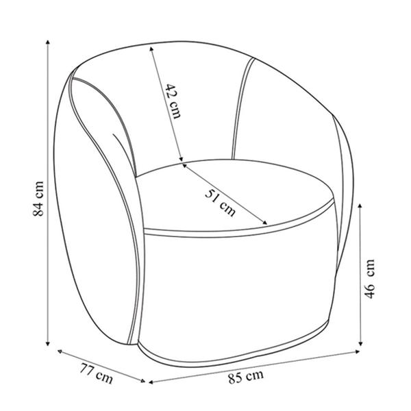 Imagem de Kit 2 Poltronas Decorativas Sala de Estar Íbis Encosto Fixo Veludo Verde G33 - Gran Belo