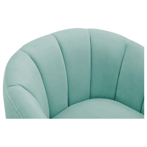 Kit 2 Poltronas Decorativas Sala de Estar Recepção Mavie Base de Ferro Preto Suede - Doce Sonho Móveis Imagem de Kit 2 Poltronas Decorativas Sala de Estar Recepção Mavie Base de Ferro Preto Suede - Doce Sonho Móveis