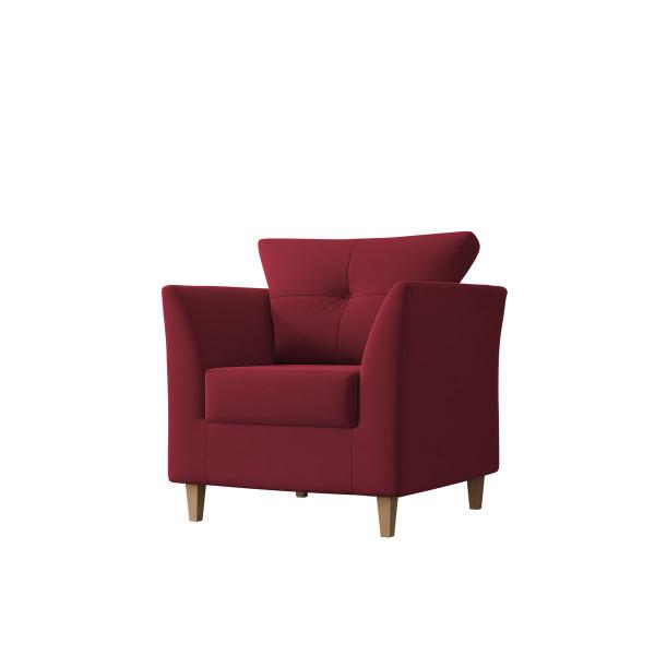 Imagem de Kit 2 Poltronas Decorativas Sala Quarto Recepção Isis Suede Marsala - Visalar