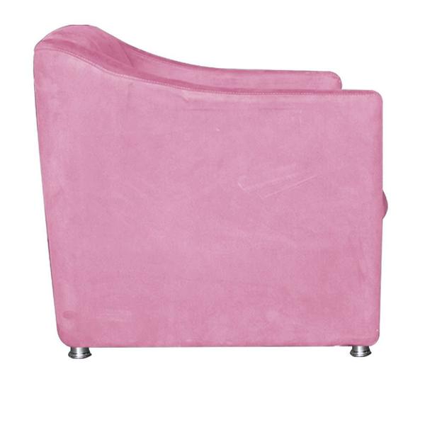 Imagem de Kit 2 Poltronas Decorativas Tilla Suede Rose - Móveis Mafer