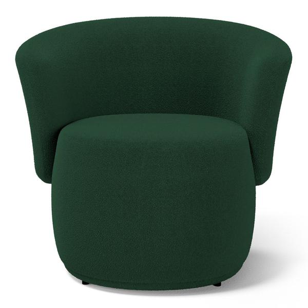 Imagem de Kit 2 Poltronas e 1 Namoradeira Aisha Orgânica Bouclê Verde - Desk Design