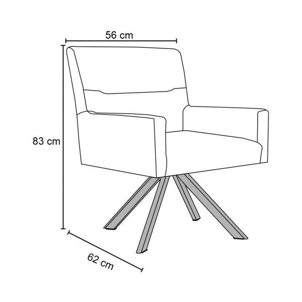 Imagem de Kit 2 Poltronas Eiffel Mostarda Angel Veludo Mostarda